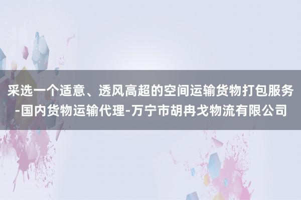 采选一个适意、透风高超的空间运输货物打包服务-国内货物运输代理-万宁市胡冉戈物流有限公司
